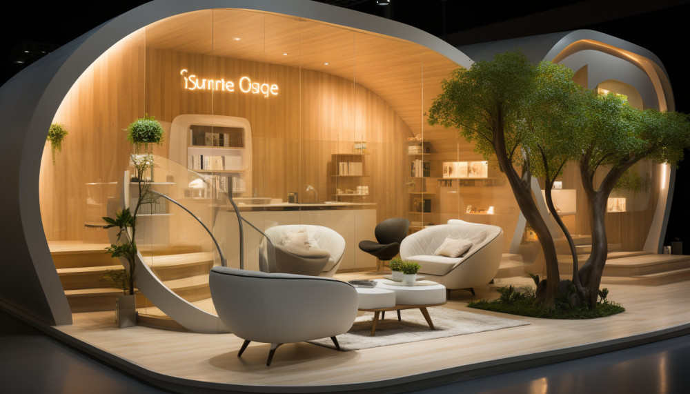 The design of exhibition stands